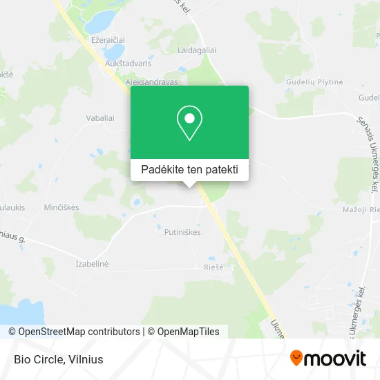 Bio Circle žemėlapis