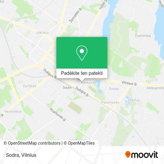 Sodra žemėlapis