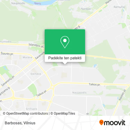 Barbosas žemėlapis