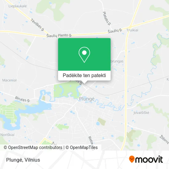 Plungė žemėlapis