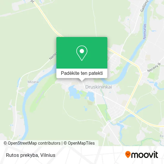 Rutos prekyba žemėlapis