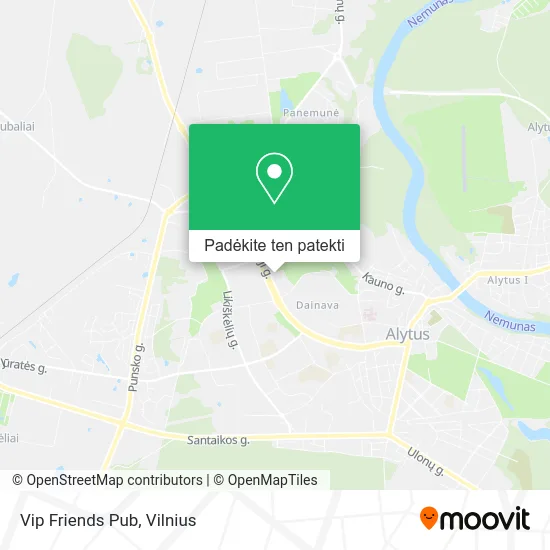 Vip Friends Pub žemėlapis