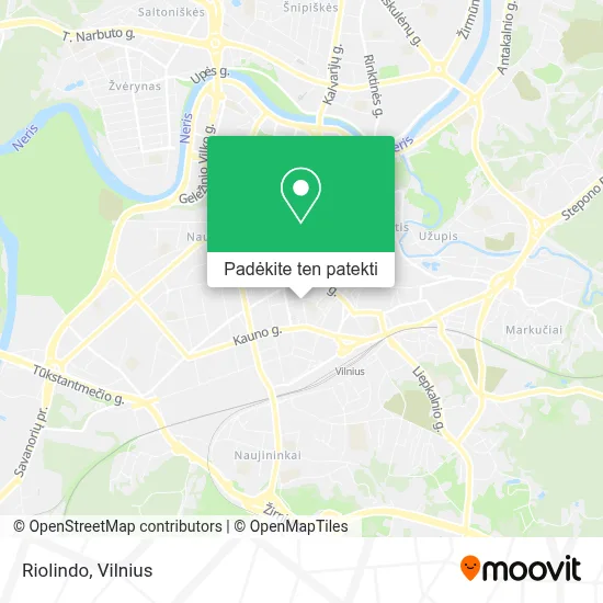 Riolindo žemėlapis