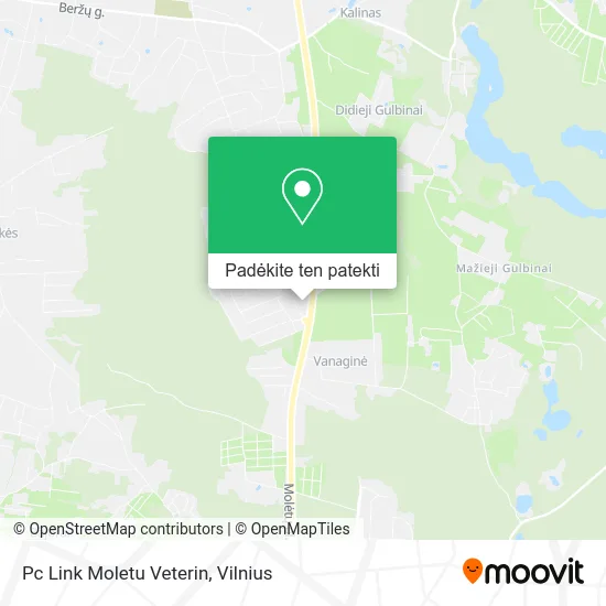 Pc Link Moletu Veterin žemėlapis