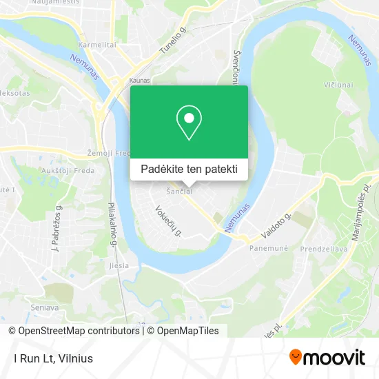 I Run Lt žemėlapis