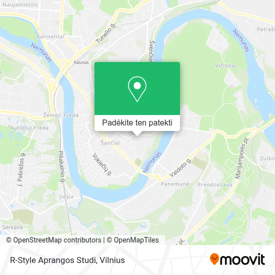 R-Style Aprangos Studi žemėlapis