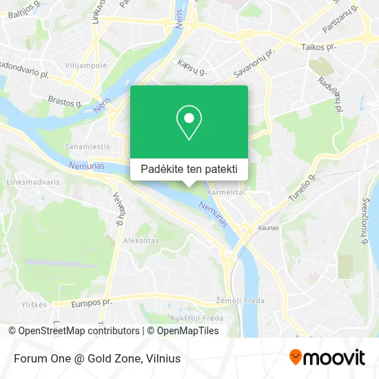 Forum One @ Gold Zone žemėlapis