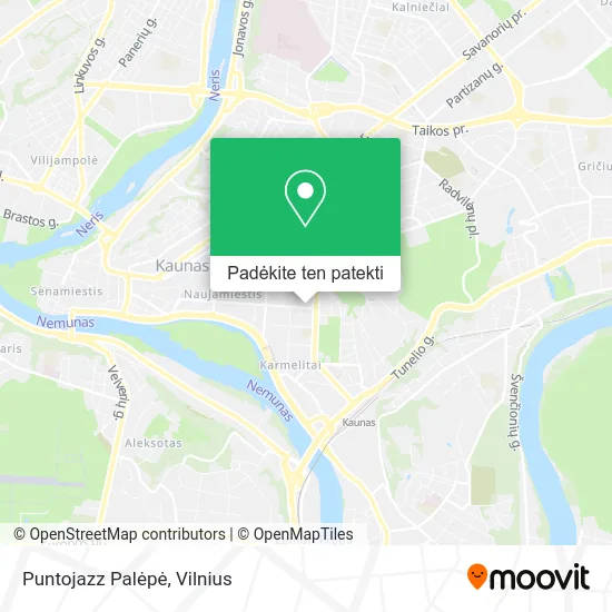 Puntojazz Palėpė žemėlapis