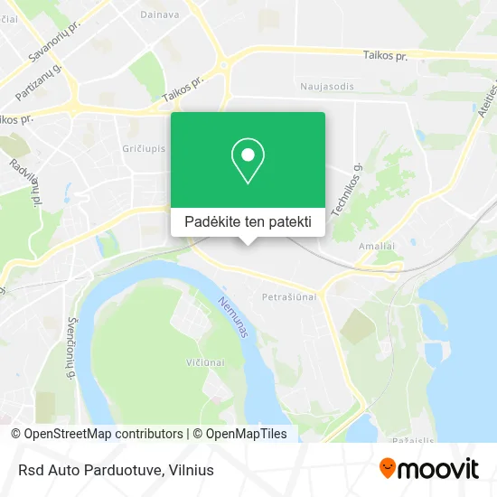 Rsd Auto Parduotuve žemėlapis