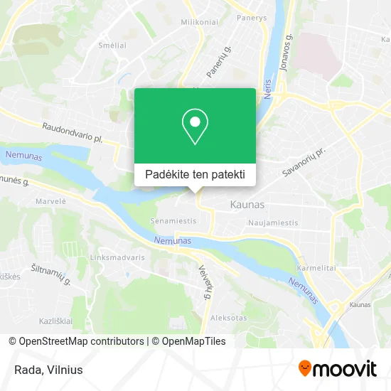 Rada žemėlapis