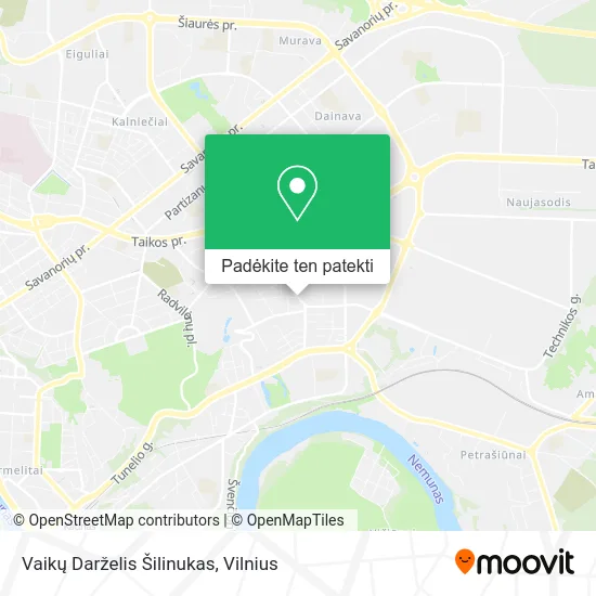 Vaikų Darželis Šilinukas žemėlapis