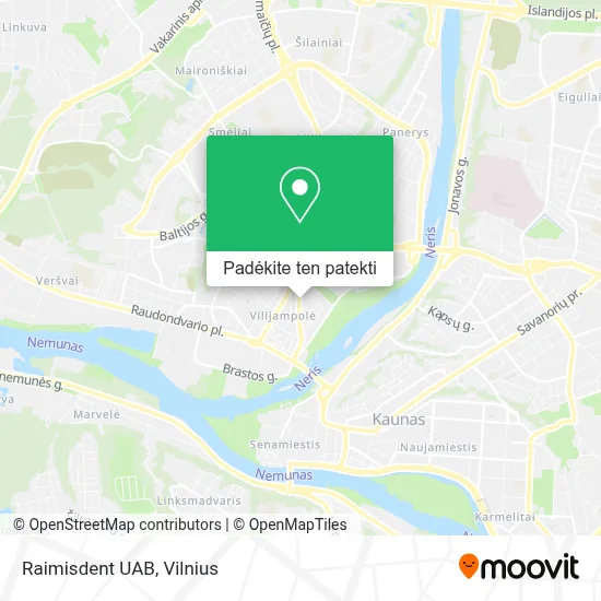 Raimisdent UAB žemėlapis