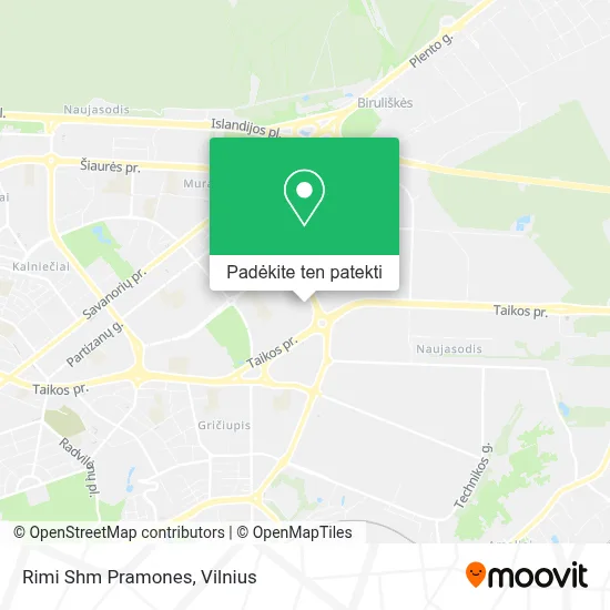 Rimi Shm Pramones žemėlapis