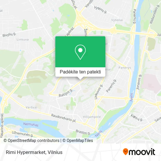 Rimi Hypermarket žemėlapis
