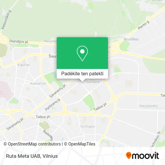 Ruta Meta UAB žemėlapis