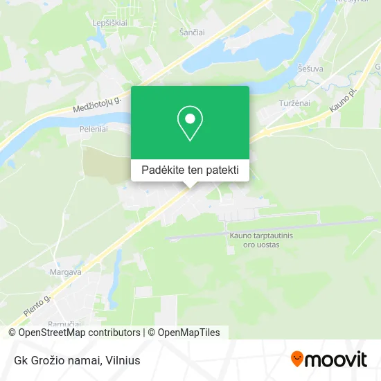 Gk Grožio namai žemėlapis