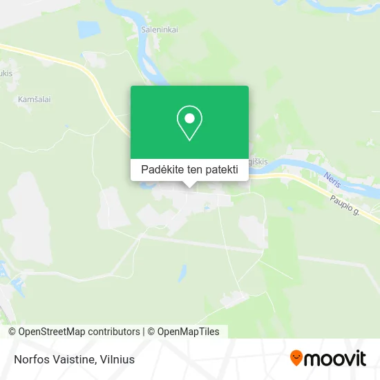 Norfos Vaistine žemėlapis