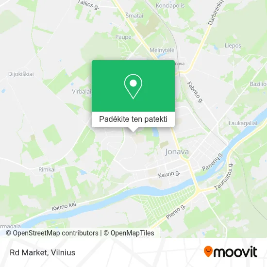 Rd Market žemėlapis