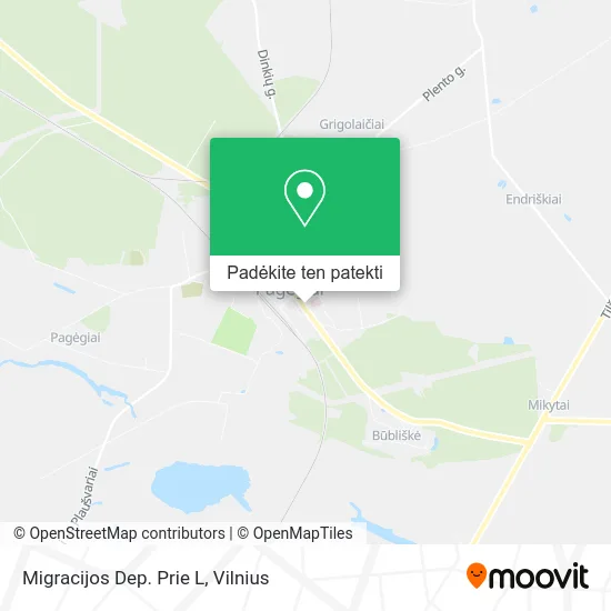 Migracijos Dep. Prie L žemėlapis