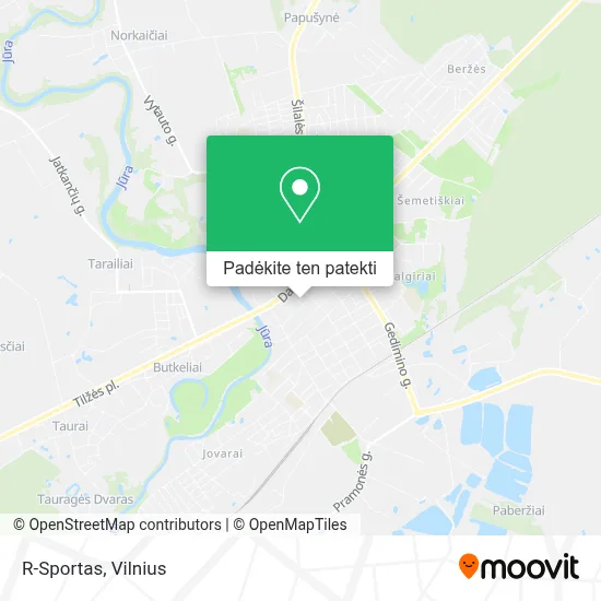 R-Sportas žemėlapis