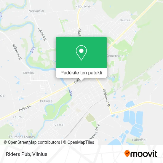 Riders Pub žemėlapis