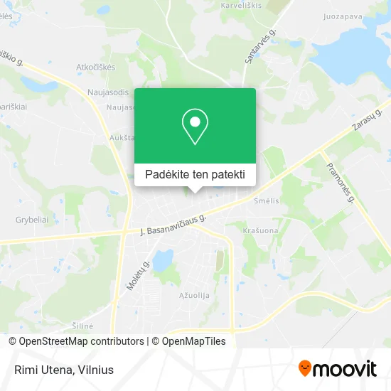 Rimi Utena žemėlapis