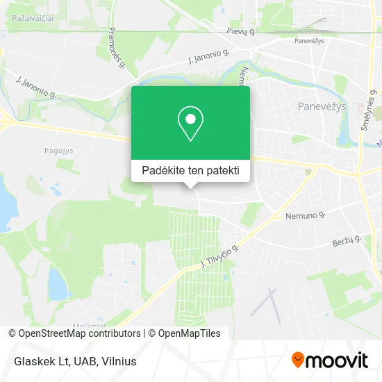 Glaskek Lt, UAB žemėlapis