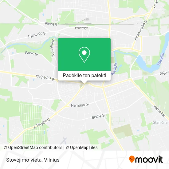 Stovėjimo vieta žemėlapis