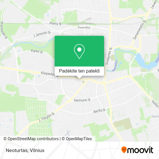 Neoturtas žemėlapis