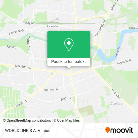 WORLDLINE S A žemėlapis
