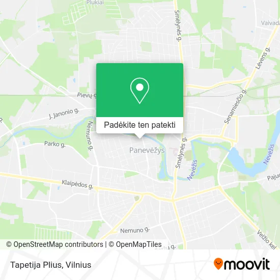 Tapetija Plius žemėlapis