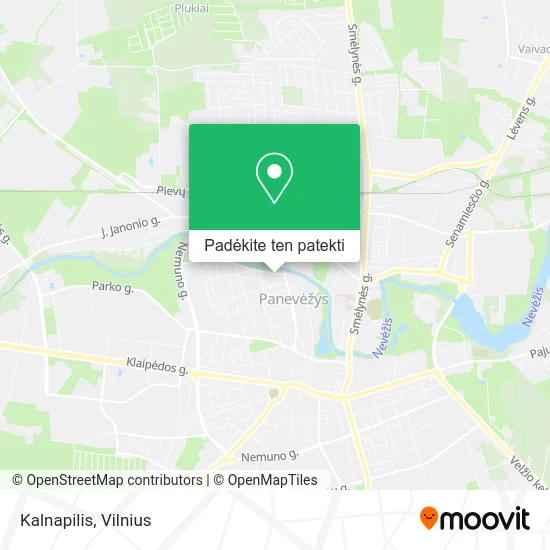 Kalnapilis žemėlapis