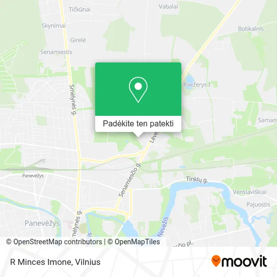 R Minces Imone žemėlapis