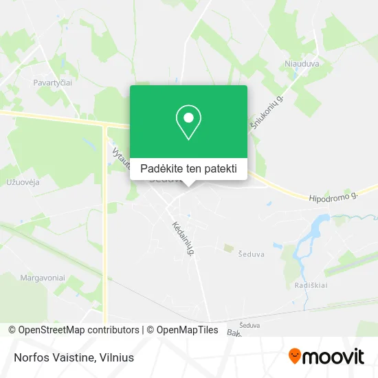 Norfos Vaistine žemėlapis