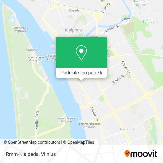 Rmm-Klaipeda žemėlapis