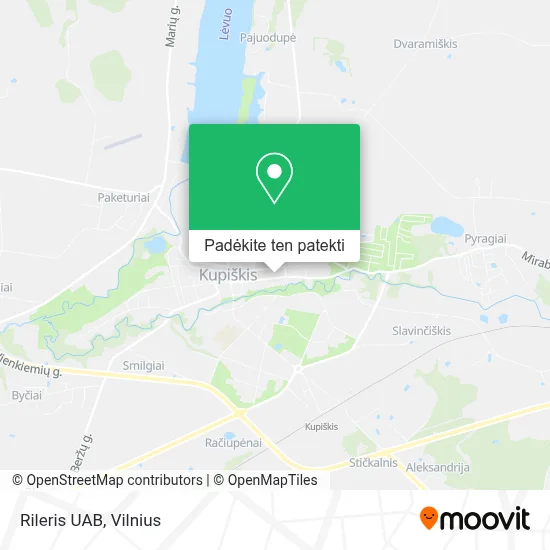 Rileris UAB žemėlapis
