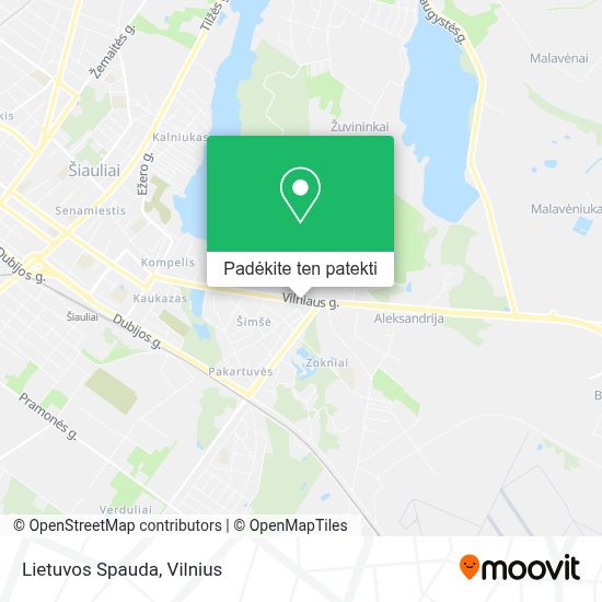 Spaudar Kaip patekti į Lietuvos Spauda Vilnius mieste naudojant autobusas?