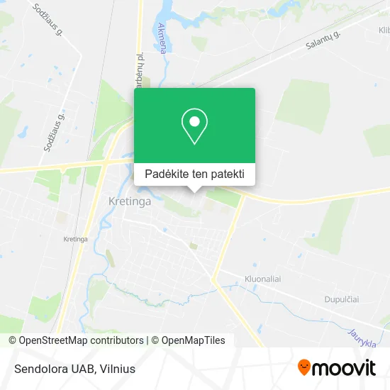 Sendolora UAB žemėlapis