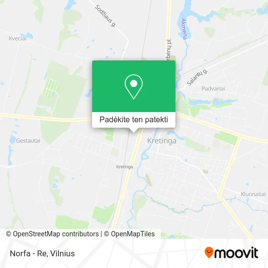Norfa - Re žemėlapis