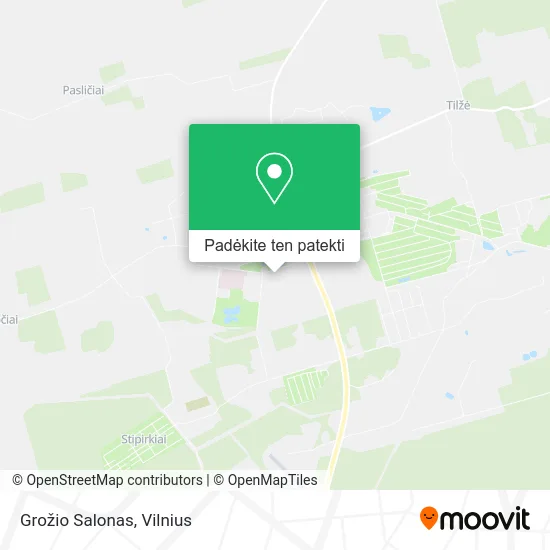 Grožio Salonas žemėlapis