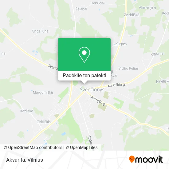 Akvarita žemėlapis