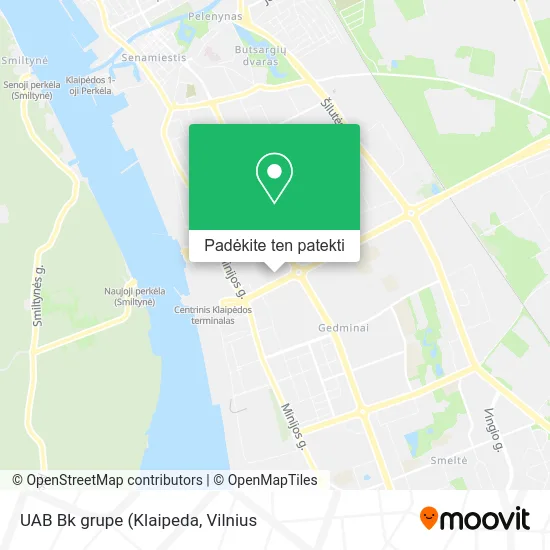 UAB Bk grupe žemėlapis