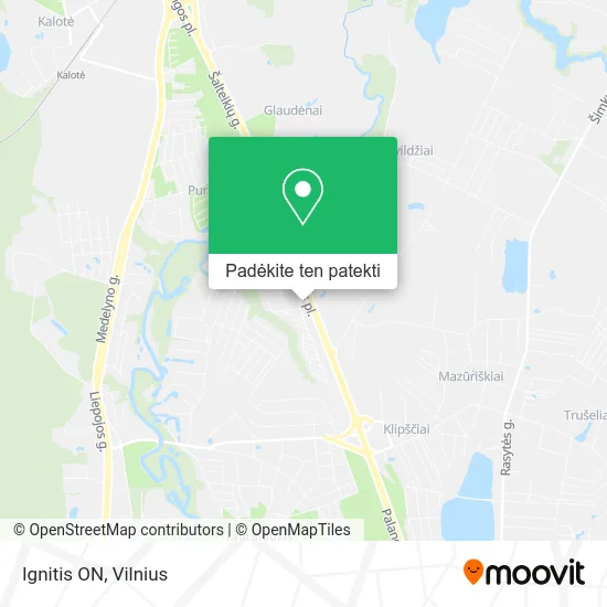 Ignitis ON žemėlapis