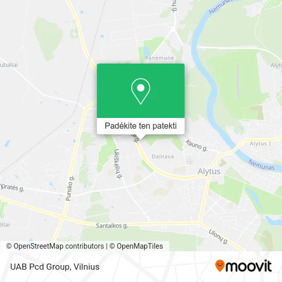 UAB Pcd Group žemėlapis
