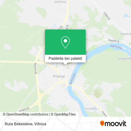Ruta Bekesiene žemėlapis