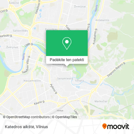 Katedros aikštė žemėlapis