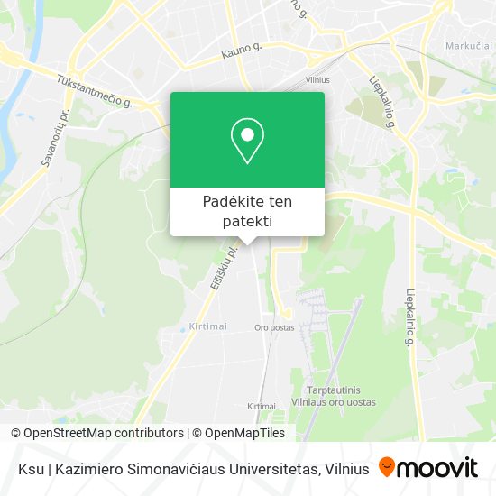Ksu | Kazimiero Simonavičiaus Universitetas žemėlapis