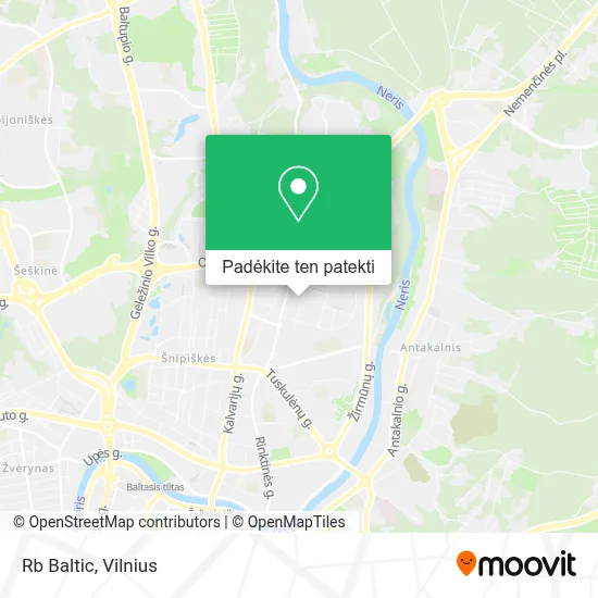 Rb Baltic žemėlapis
