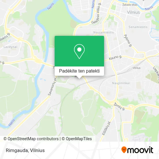 Rimgauda žemėlapis