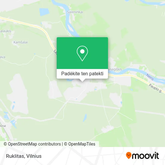 Ruklitas žemėlapis